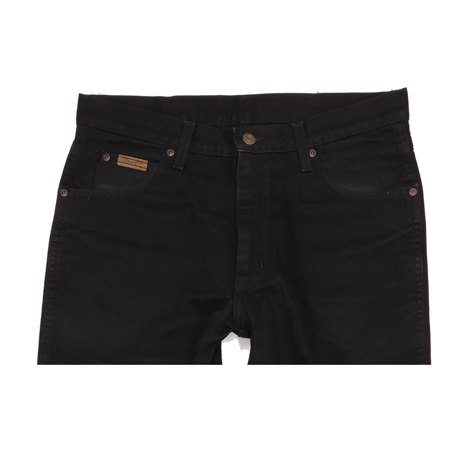 Wrangler Comfort Men Black Straight Regular Jeans W33 L30