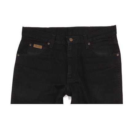 Wrangler Comfort Men Black Straight Regular Jeans W33 L30