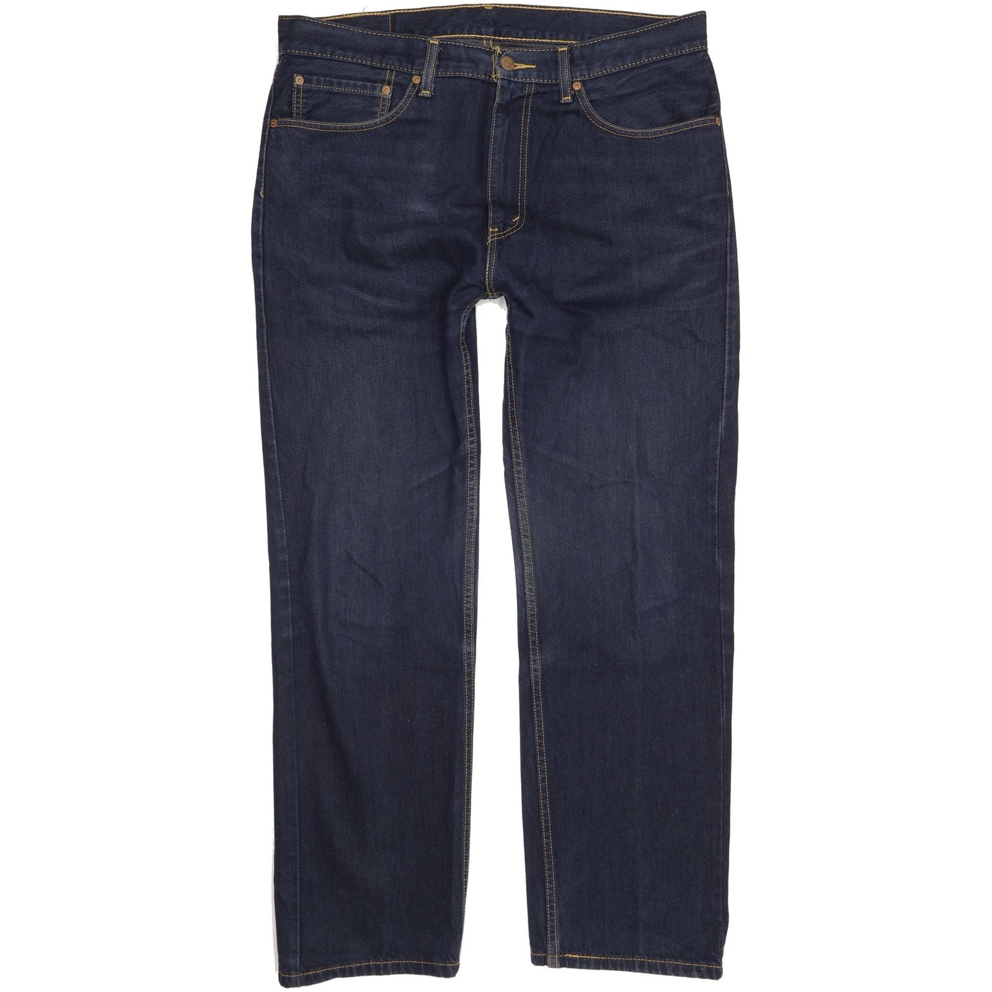 Levi's 505 Men Blue Straight Slim Jeans W36 L30