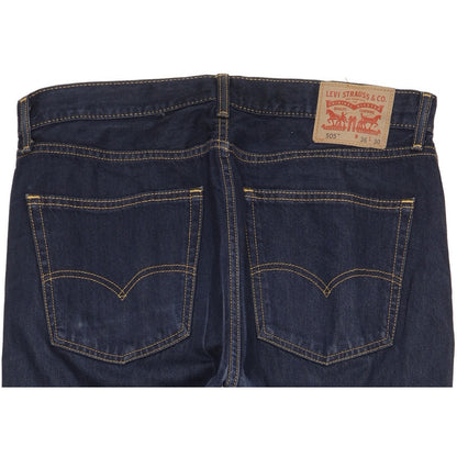 Levi's 505 Men Blue Straight Slim Jeans W36 L30