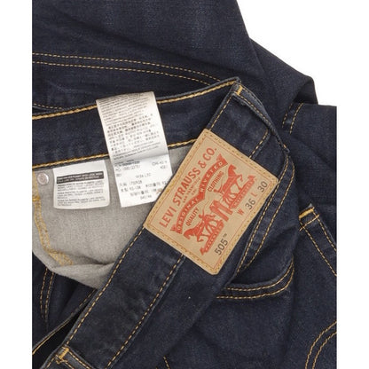 Levi's 505 Men Blue Straight Slim Jeans W36 L30