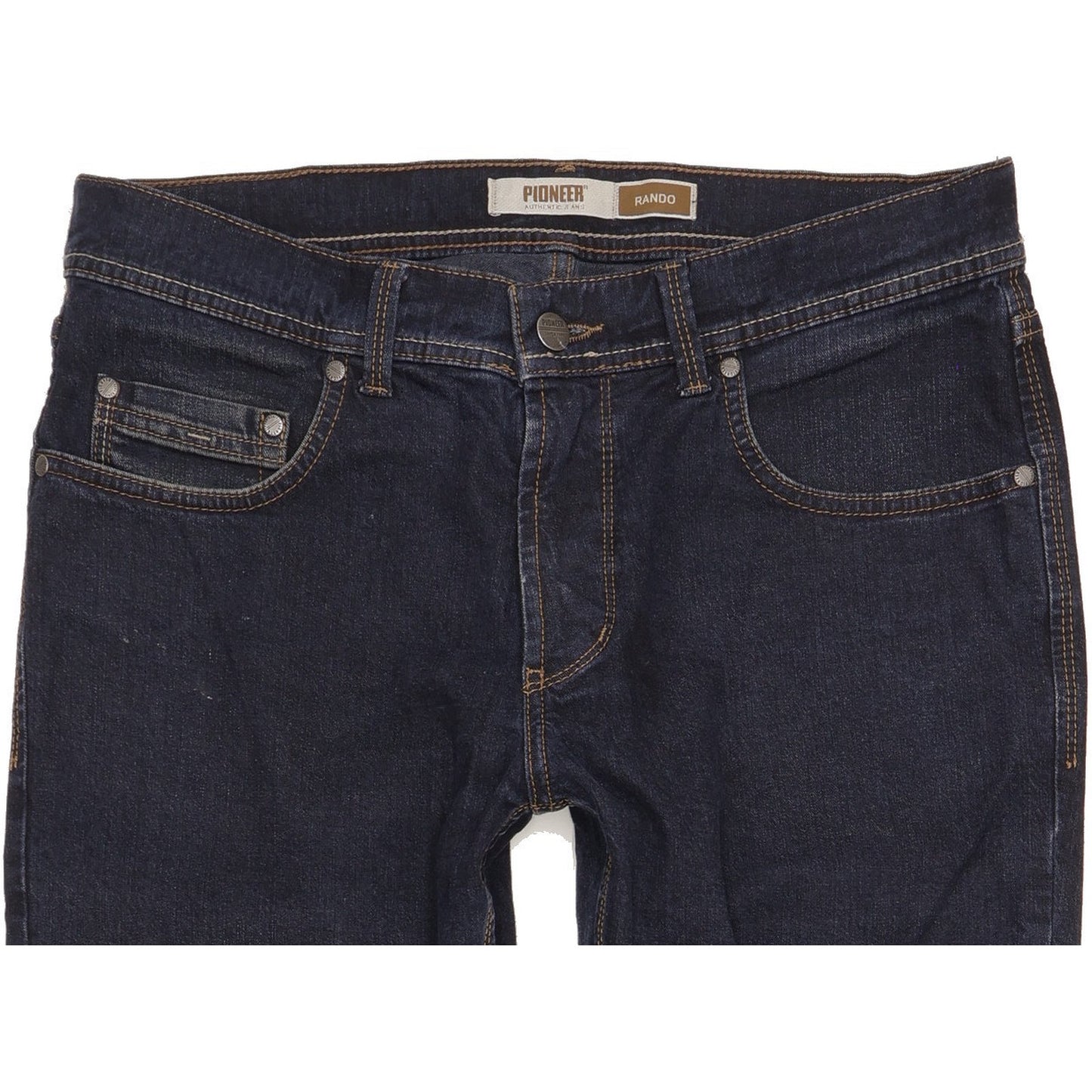 Pioneer Rando Men Blue Straight Regular Stretch Jeans W34 L30