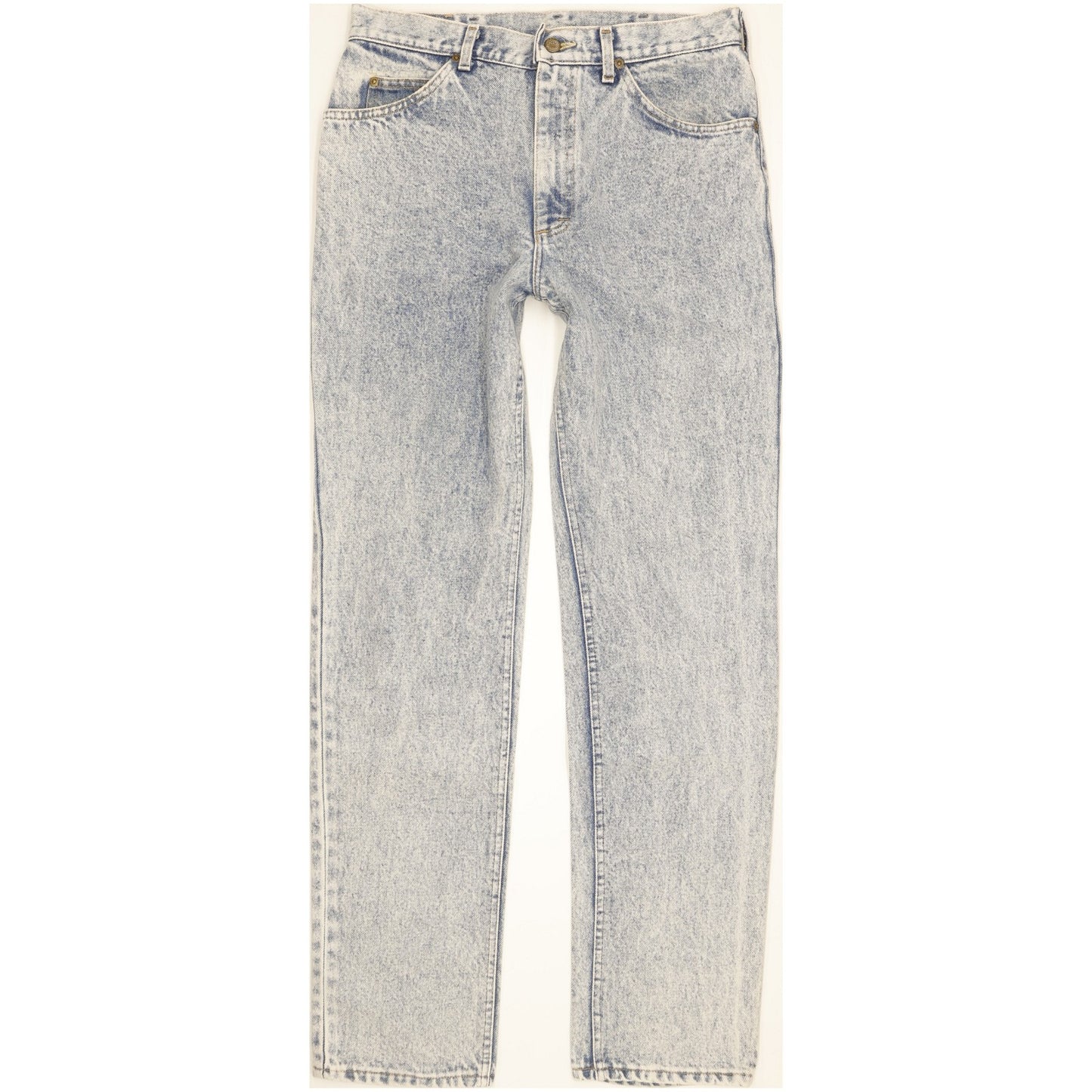 Lee Men Blue Straight Slim Jeans W32 L33