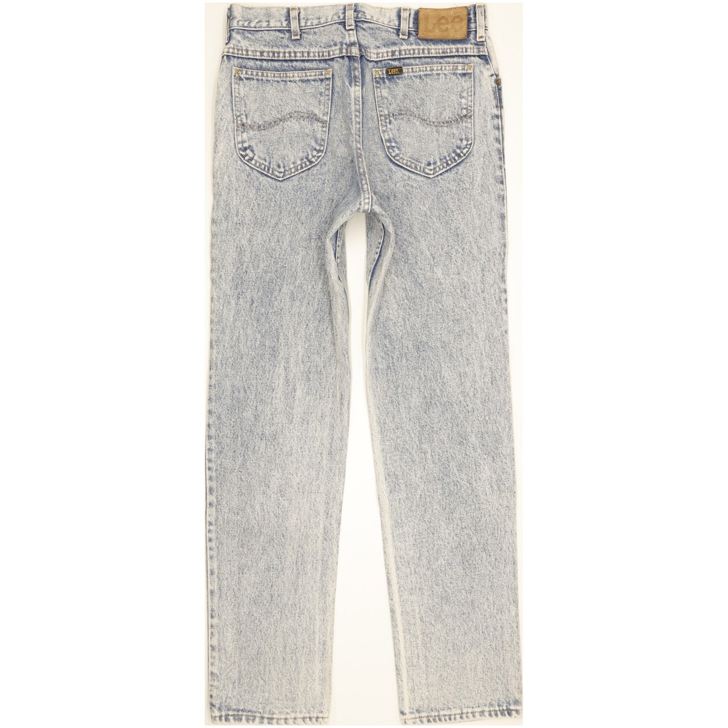 Lee Men Blue Straight Slim Jeans W32 L33