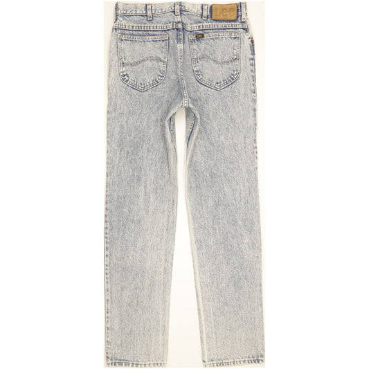 Lee Men Blue Straight Slim Jeans W32 L33
