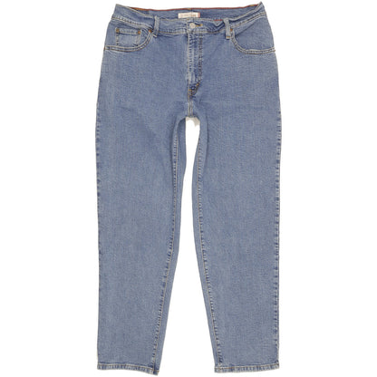Levi's 550 Blue Tapered Relaxed Stretch Jeans High Waisted W33 L29