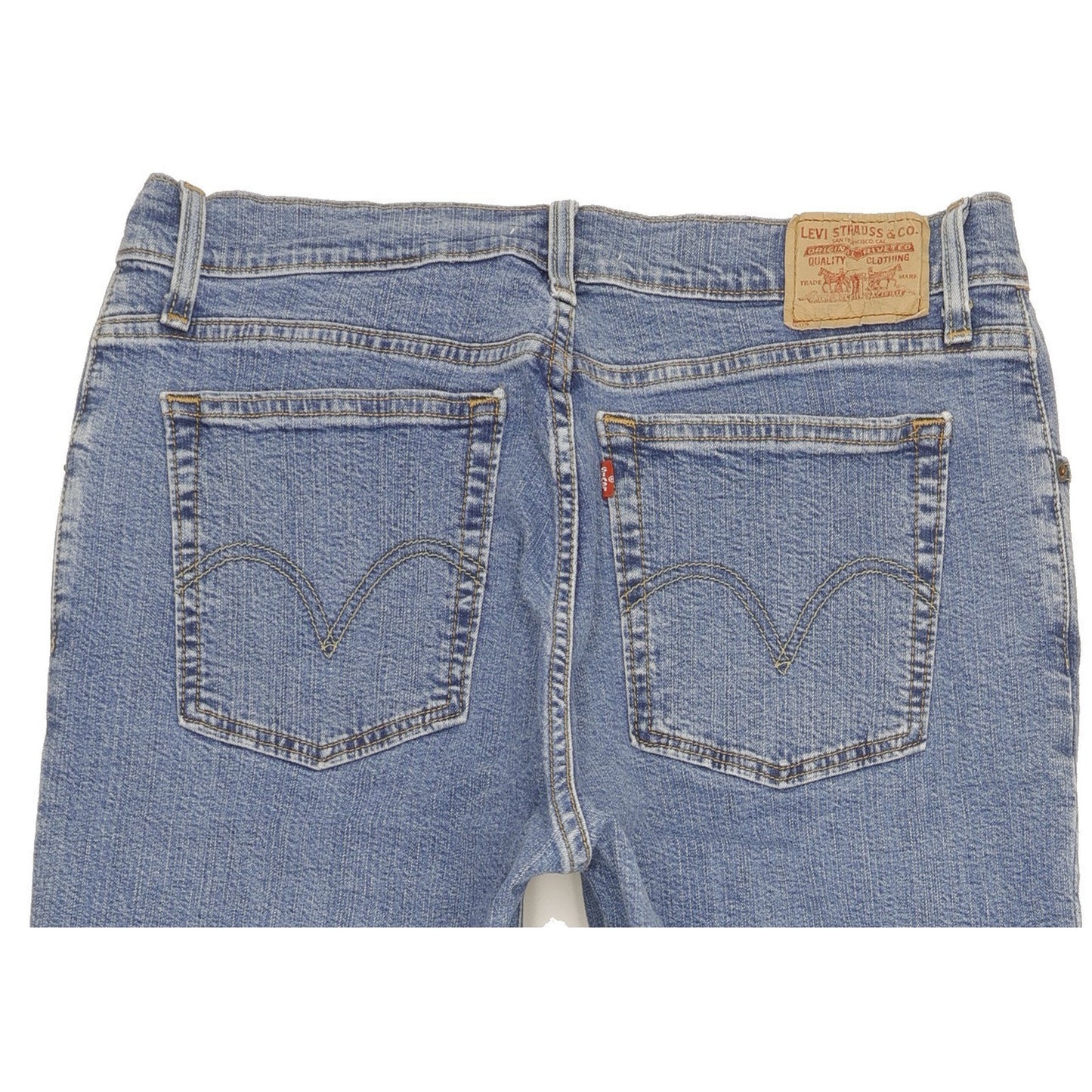 Levi's 550 Blue Tapered Relaxed Stretch Jeans High Waisted W33 L29
