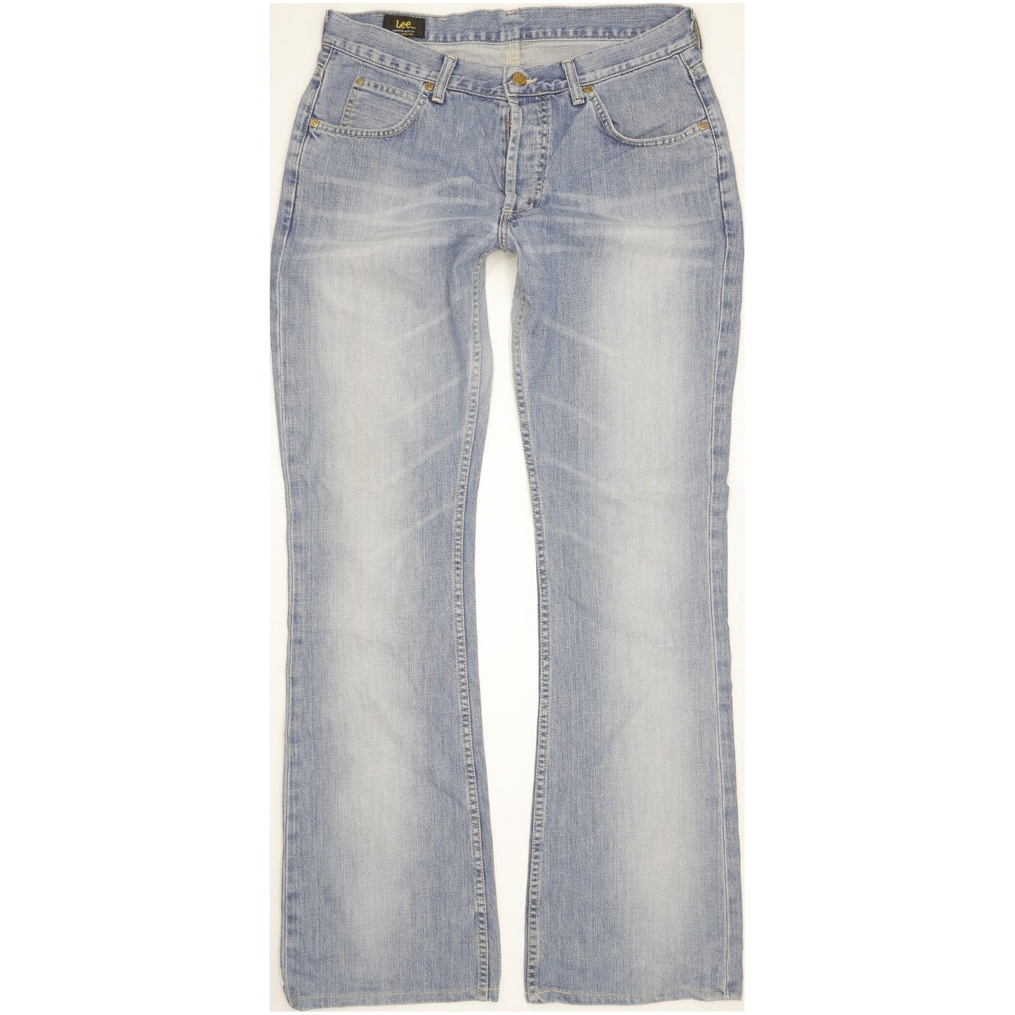 Lee Denver Men Blue Bootcut Regular Jeans W34 L36