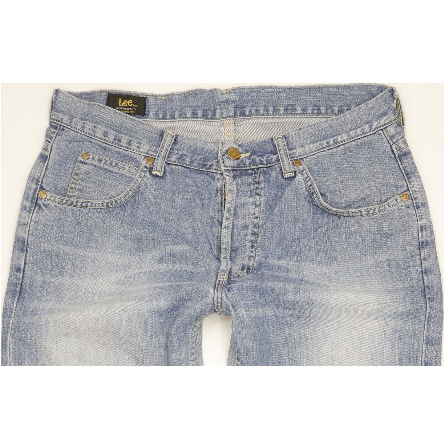 Lee Denver Men Blue Bootcut Regular Jeans W34 L36
