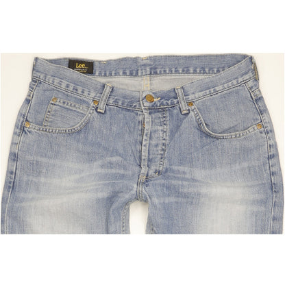Lee Denver Men Blue Bootcut Regular Jeans W34 L36
