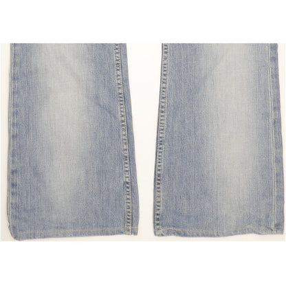 Lee Denver Men Blue Bootcut Regular Jeans W34 L36