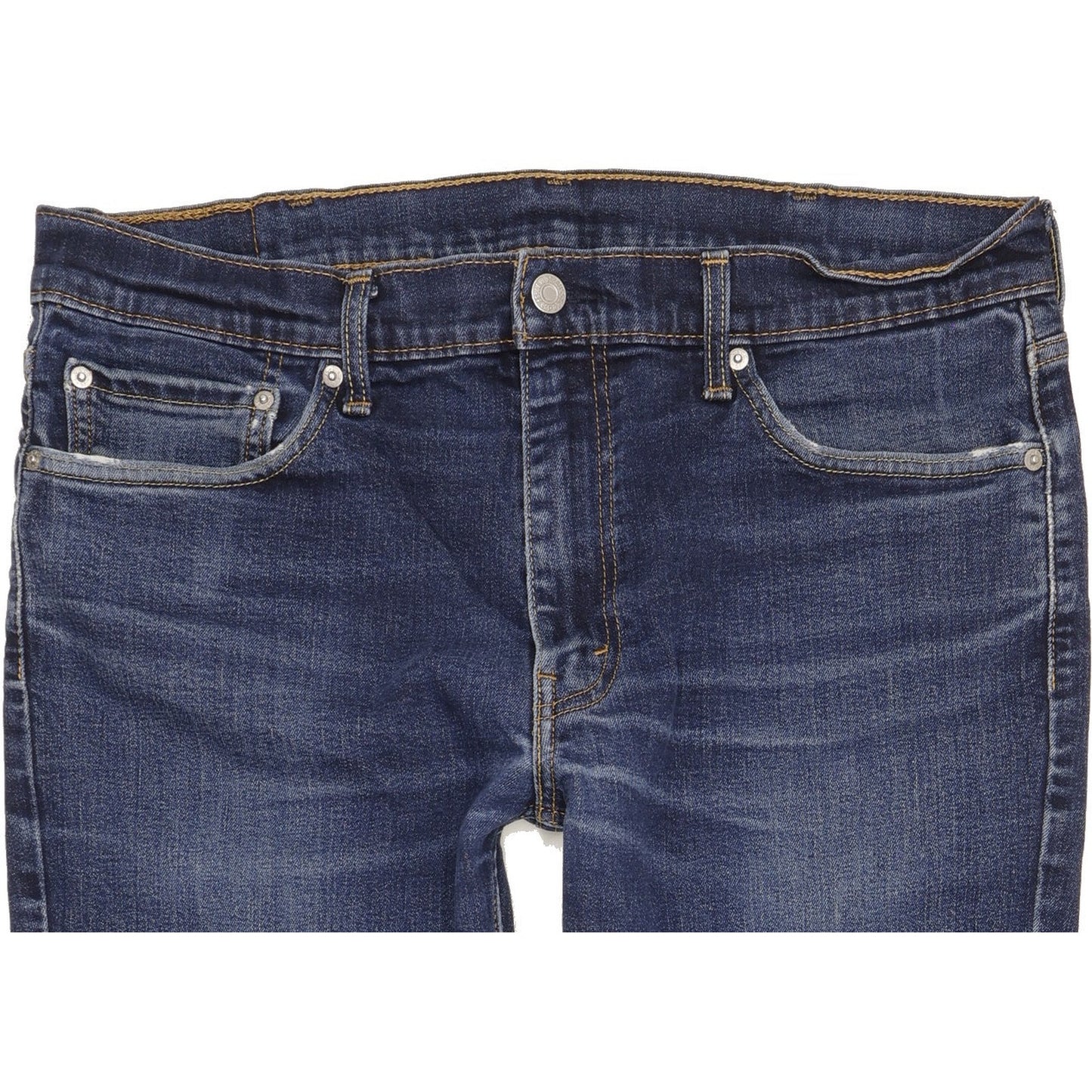 Levi's Men Blue Straight Slim Jeans W34 L29