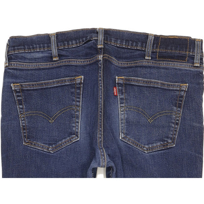 Levi's Men Blue Straight Slim Jeans W34 L29