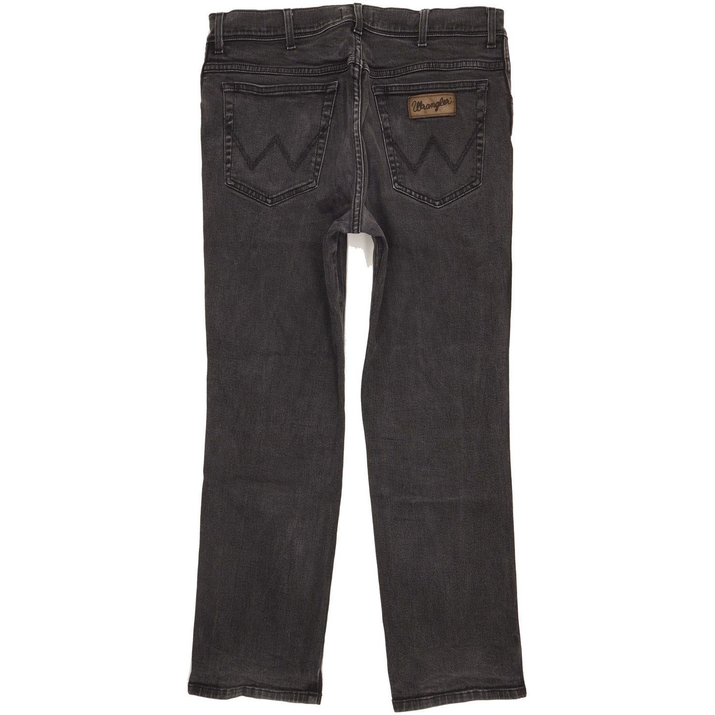 Wrangler Texas Men Black Straight Regular Stretch Jeans W36 L29