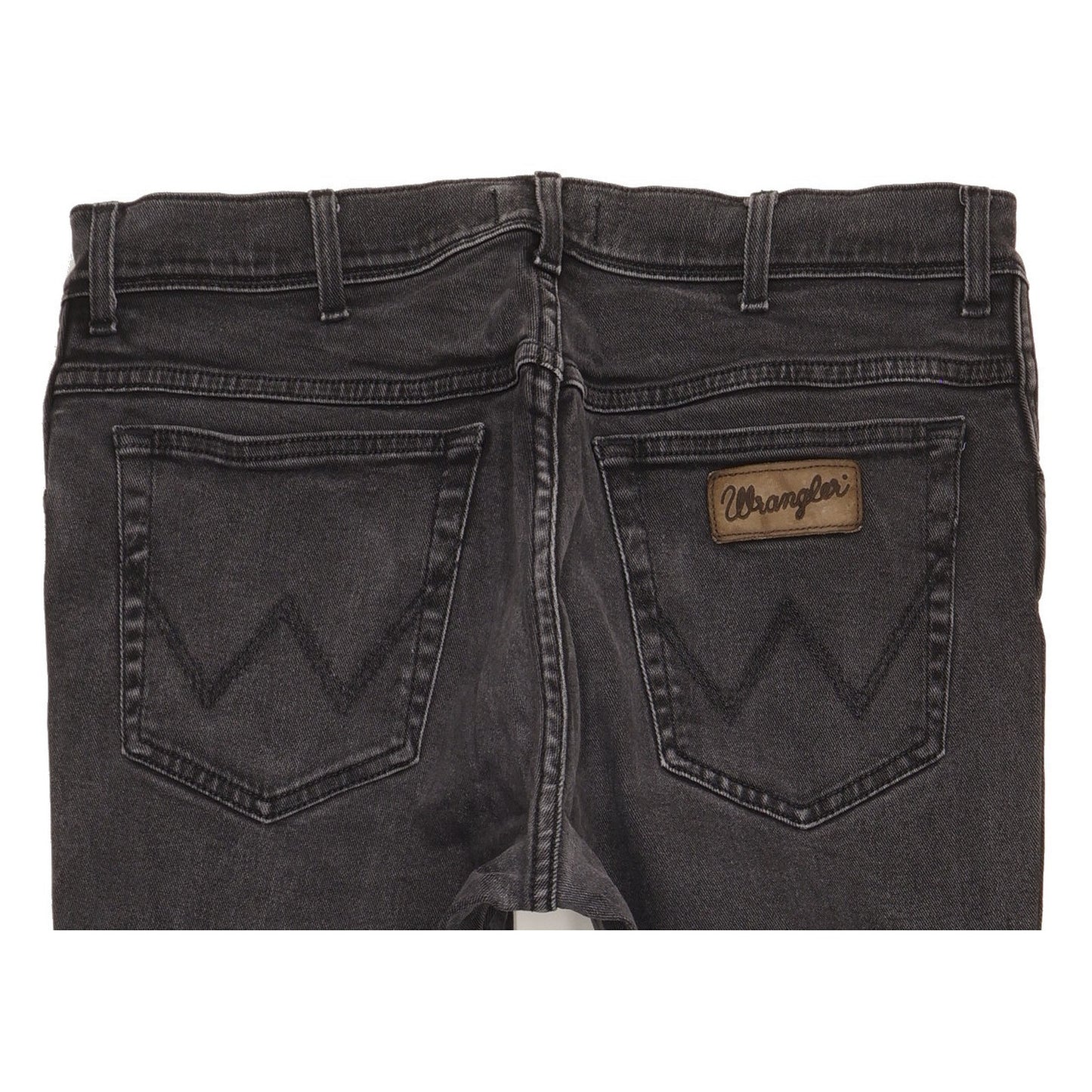 Wrangler Texas Men Black Straight Regular Stretch Jeans W36 L29