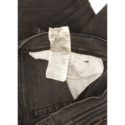 Wrangler Texas Men Black Straight Regular Stretch Jeans W36 L29