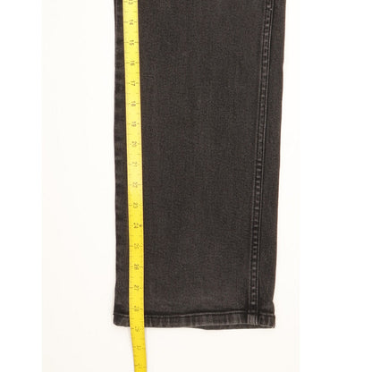 Wrangler Texas Men Black Straight Regular Stretch Jeans W36 L29