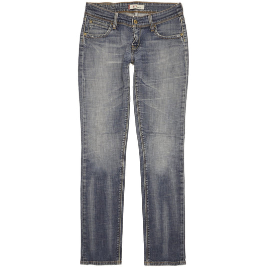 Levi's 571 Women Blue Straight Slim Stretch Jeans W30 L33