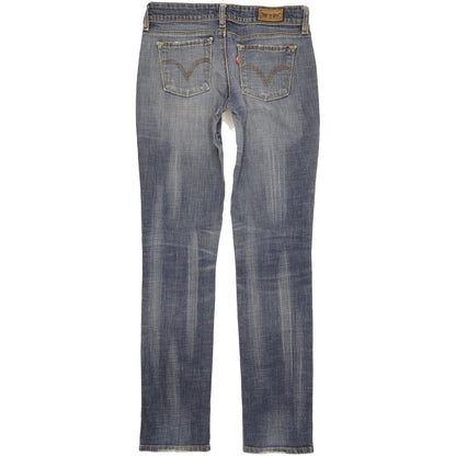 Levi's 571 Women Blue Straight Slim Stretch Jeans W30 L33