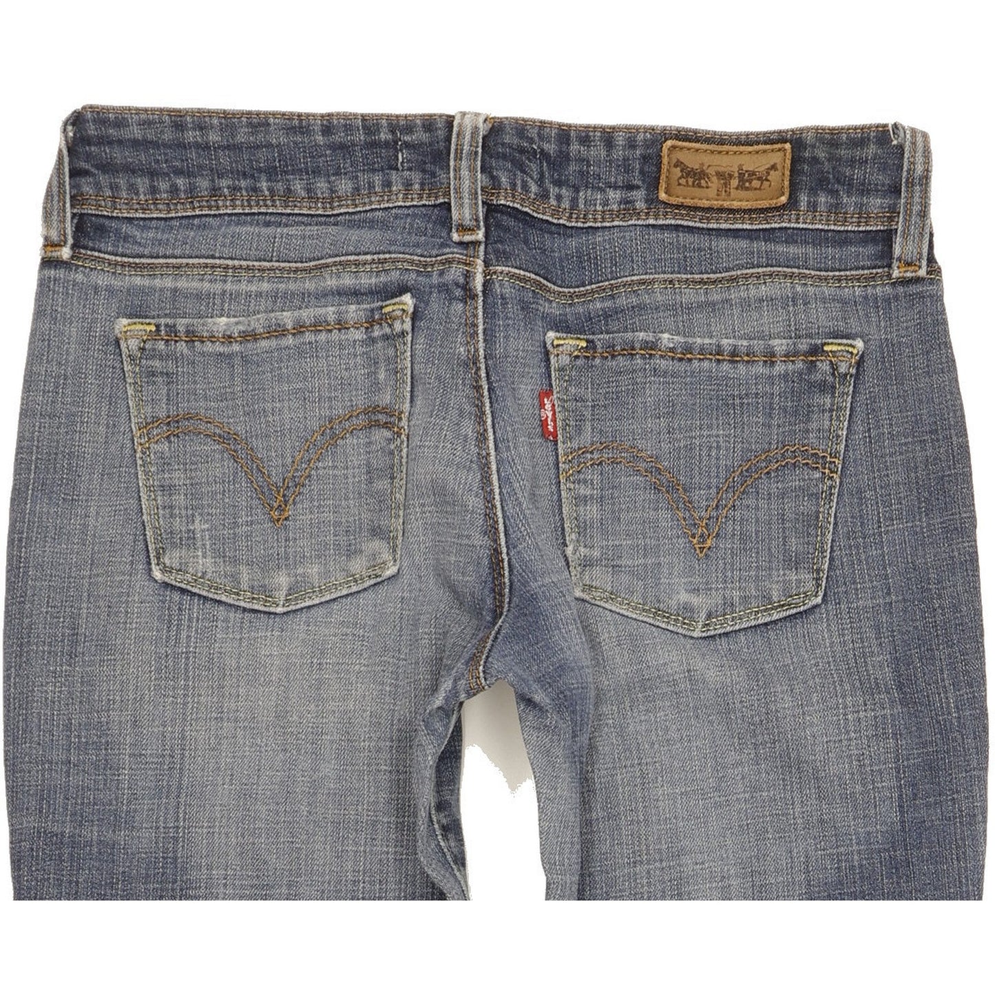 Levi's 571 Women Blue Straight Slim Stretch Jeans W30 L33