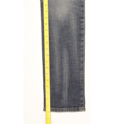 Levi's 571 Women Blue Straight Slim Stretch Jeans W30 L33
