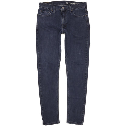 Levi's 512 Men Blue Tapered Slim Stretch Jeans W33 L33