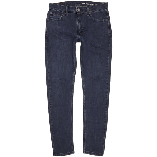 Levi's 512 Men Blue Tapered Slim Stretch Jeans W33 L33