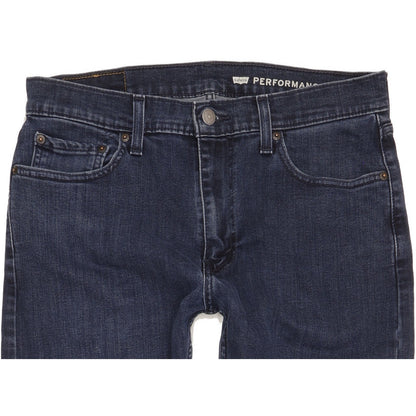 Levi's 512 Men Blue Tapered Slim Stretch Jeans W33 L33