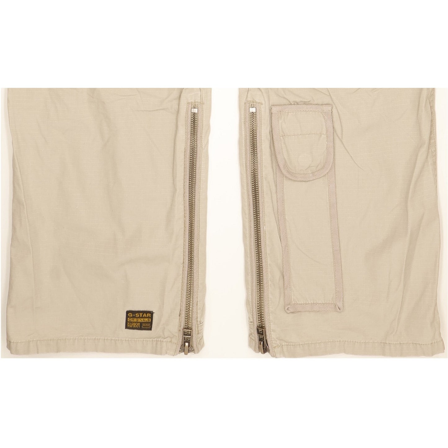 G-Star Army Elwood Men Beige Straight Regular Jeans W38 L34