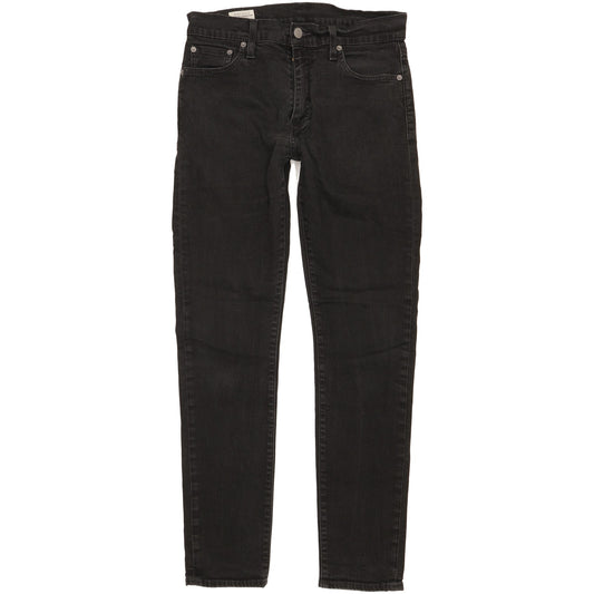 Levi's 512 Men Black Tapered Slim Stretch Jeans W30 L31