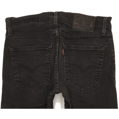 Levi's 512 Men Black Tapered Slim Stretch Jeans W30 L31