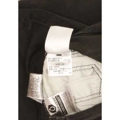 Levi's 512 Men Black Tapered Slim Stretch Jeans W30 L30