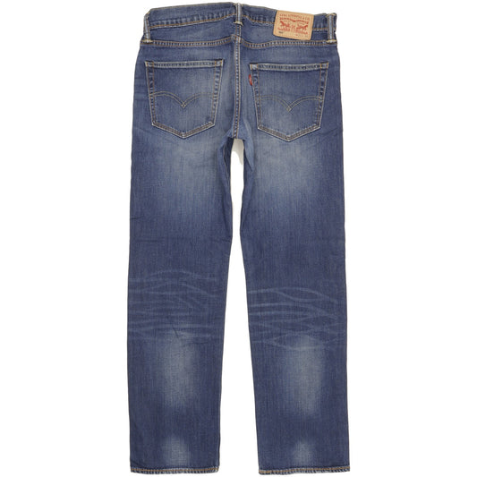 Levi's 504 Men Blue Straight Regular Stretch Jeans W31 L29