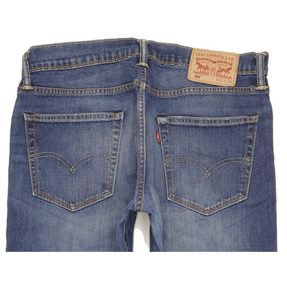 Levi's 504 Men Blue Straight Regular Stretch Jeans W31 L29