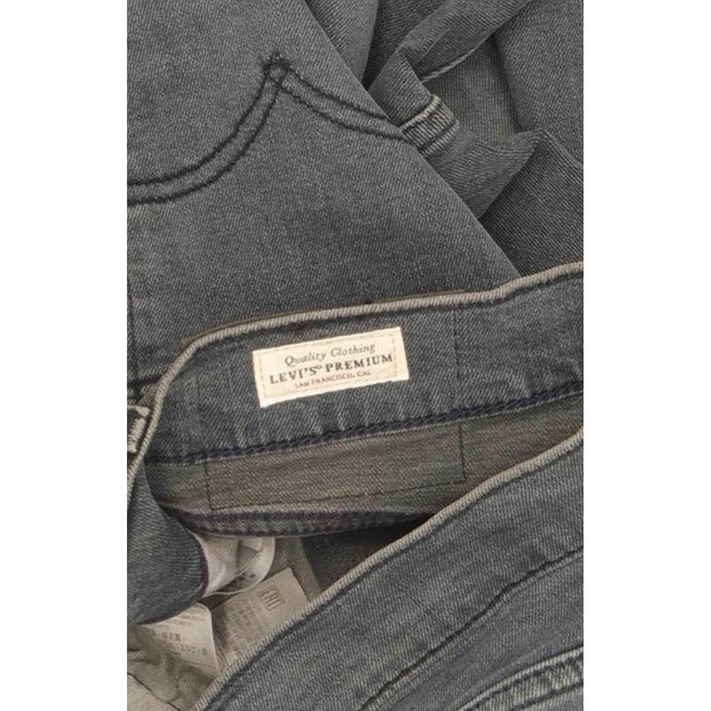 Levi's 502 Men Blue Tapered Regular Stretch Jeans W32 L32