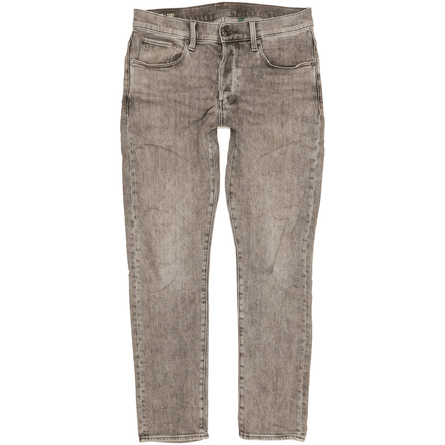 G-Star 3301 Men Grey Skinny Slim Stretch Jeans W31 L30