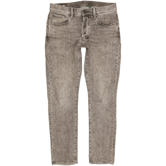 G-Star 3301 Men Grey Skinny Slim Stretch Jeans W31 L30