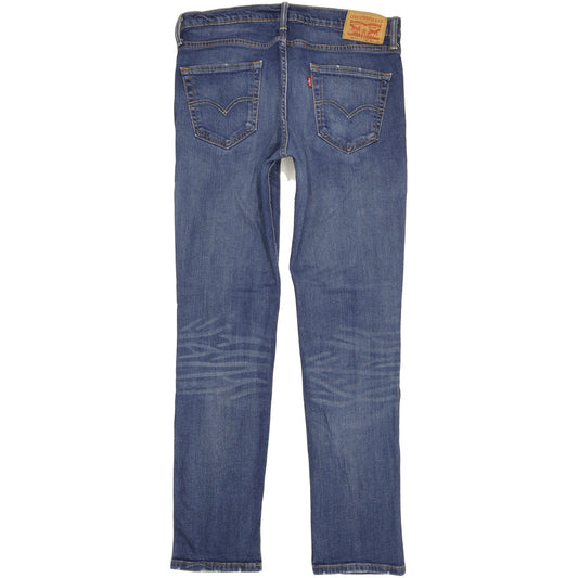 Levi's 511 Men Blue Straight Slim Stretch Jeans W34 L34