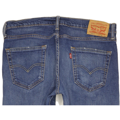 Levi's 511 Men Blue Straight Slim Stretch Jeans W34 L34
