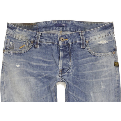 G-Star Men Blue Straight Regular Jeans W34 L32