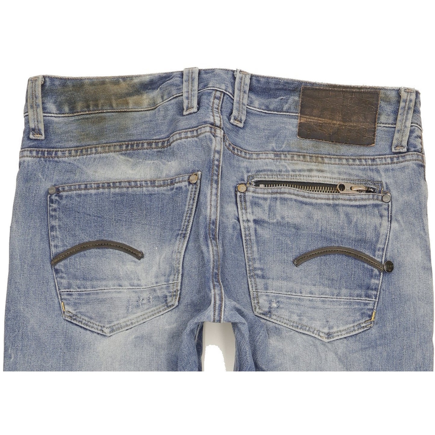 G-Star Men Blue Straight Regular Jeans W34 L32