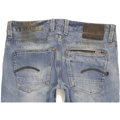 G-Star Men Blue Straight Regular Jeans W34 L32