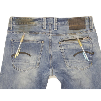 G-Star Men Blue Straight Regular Jeans W34 L32