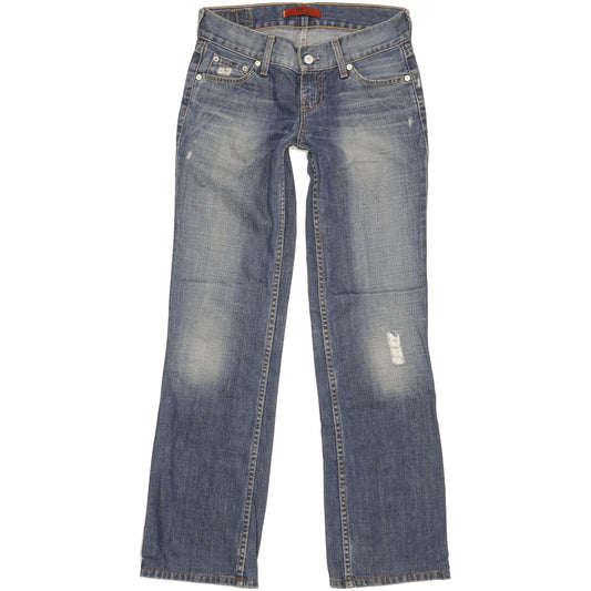 Levi's 557 Eve Women Blue Straight Slim Jeans W27 L31