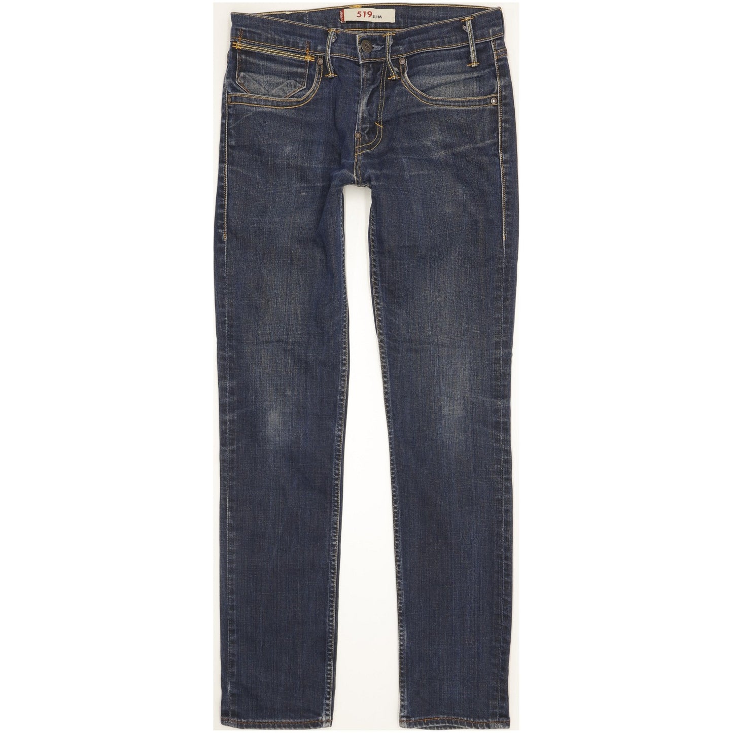 Levi's 519 Men Blue Skinny Slim Stretch Jeans W31 L33