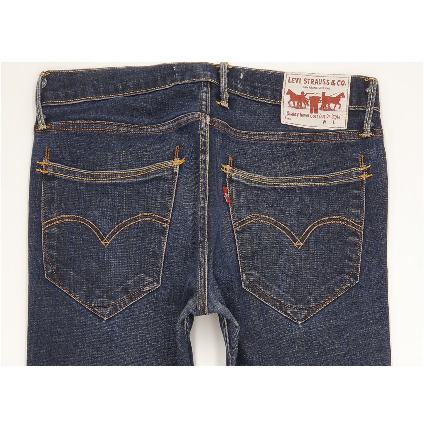 Levi's 519 Men Blue Skinny Slim Stretch Jeans W31 L33