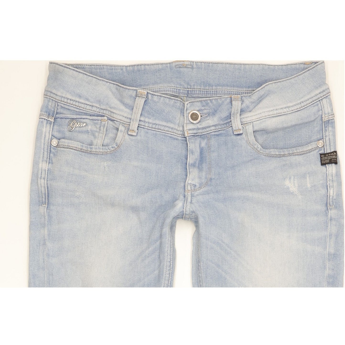 G-Star Lynn Women Blue Skinny Slim Stretch Jeans W32 L32