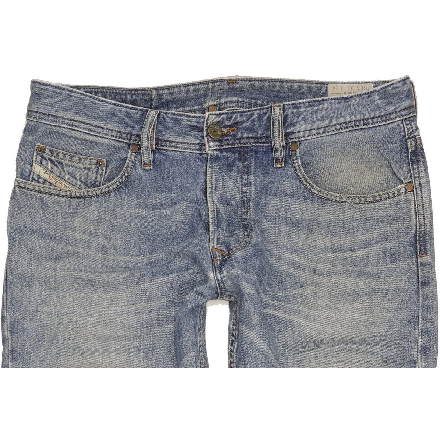 Diesel Larkee Men Blue Straight Regular Jeans W33 L34