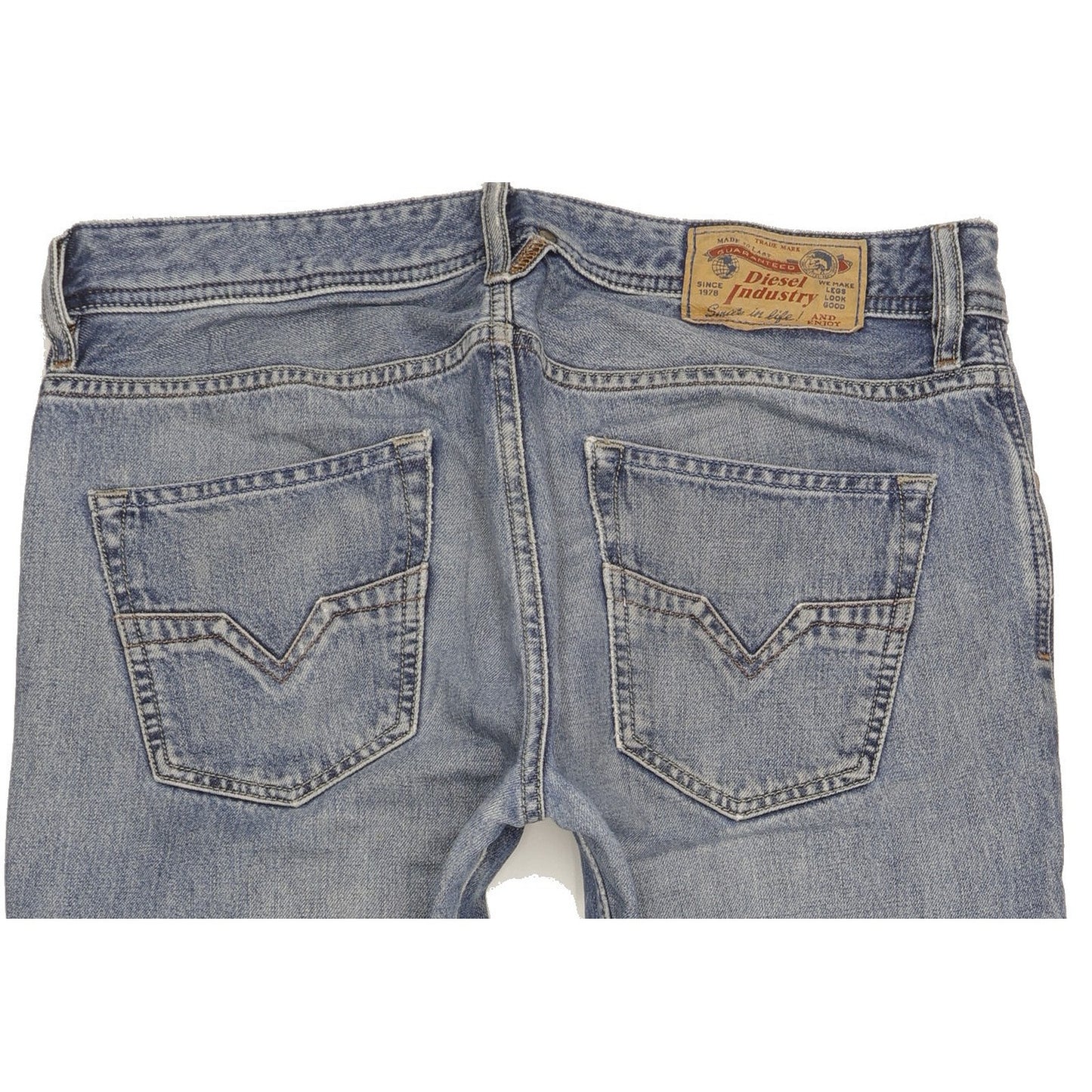 Diesel Larkee Men Blue Straight Regular Jeans W33 L34