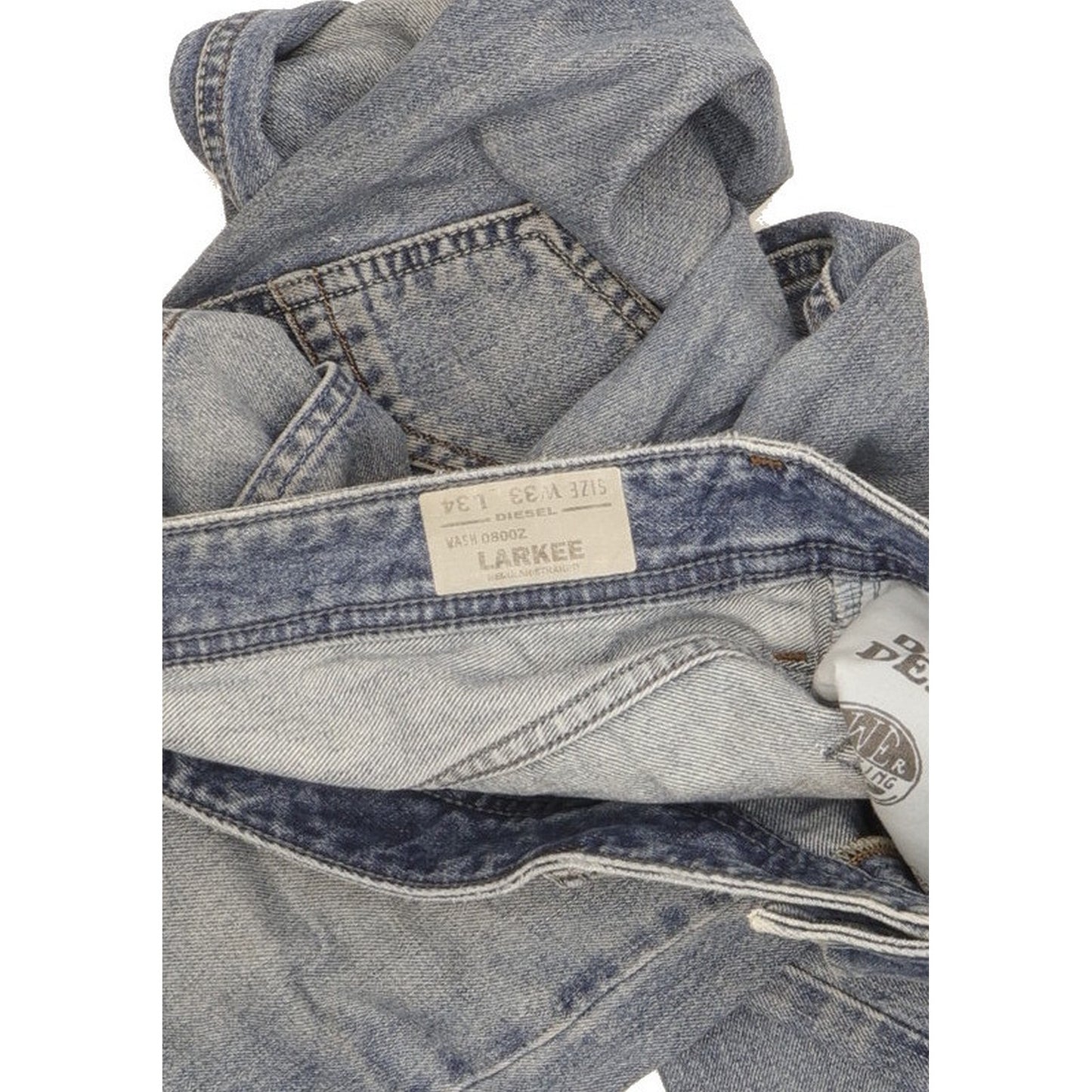 Diesel Larkee Men Blue Straight Regular Jeans W33 L34